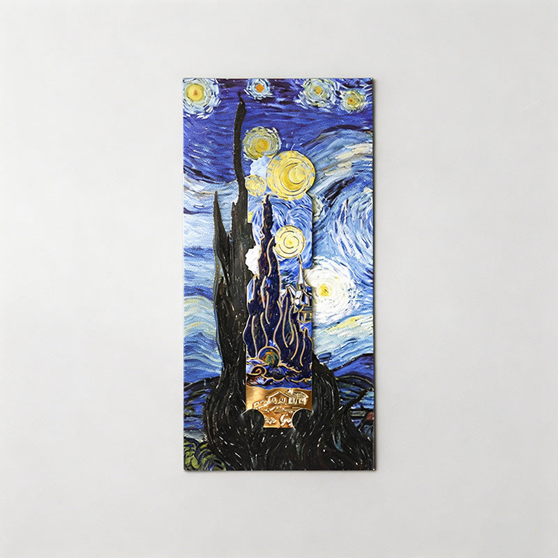 5 Random Retro Oil Painting Floral Metal Paper Clips Sets