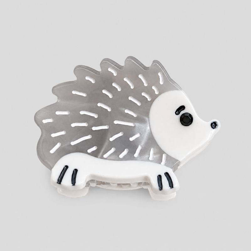 Hedgehog Mini Hair Claw Clip