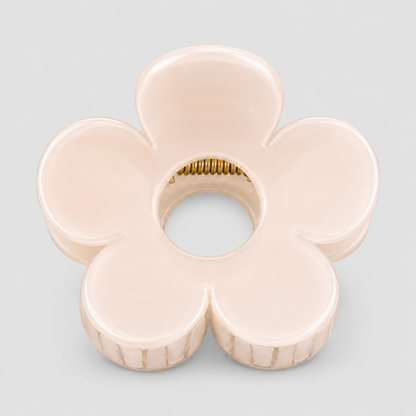 Marbled Flower Claw Clip