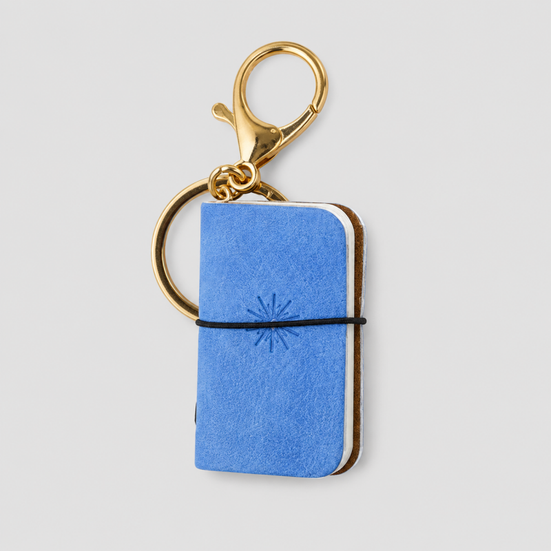 Bean Pocket Notebook Keychain
