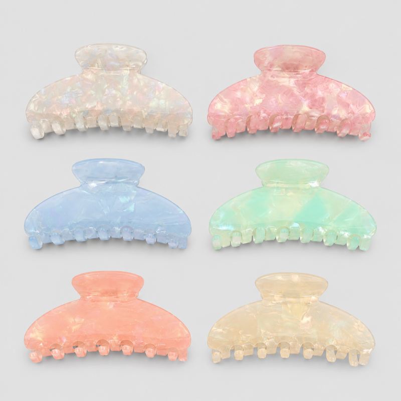 Glitter Jelly Claw Clip