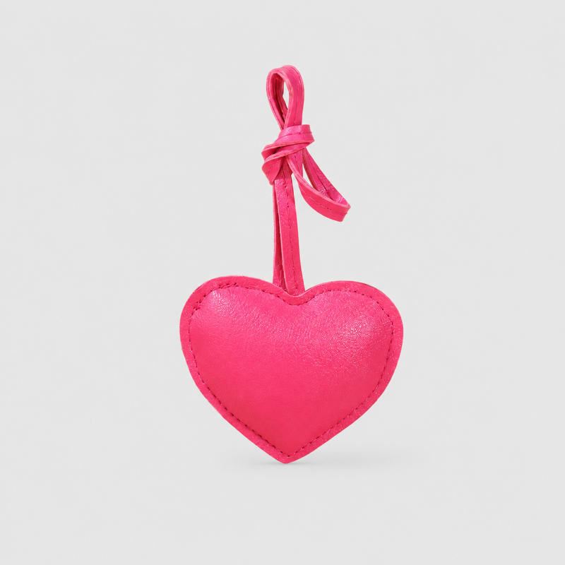 Fresh 3D Heart Bag Charm