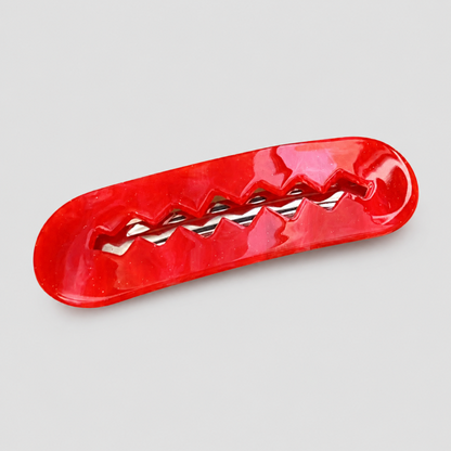 Wavy Irregular Marbled Hair Clip