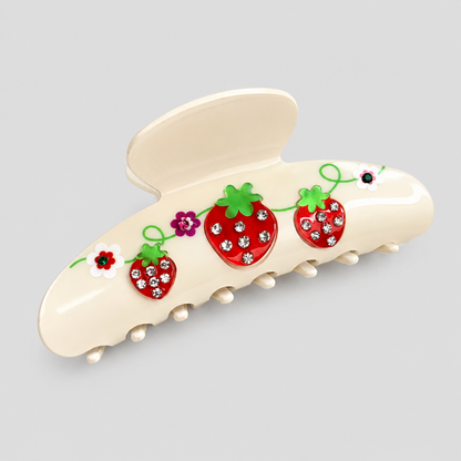 Bee & Flower Large Hair Claw Clip