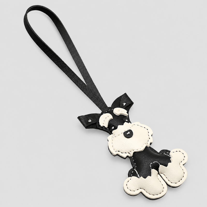 Lovely Schnauzer Bag Charm