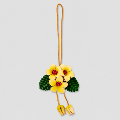 Flower Tassel Bag Charm