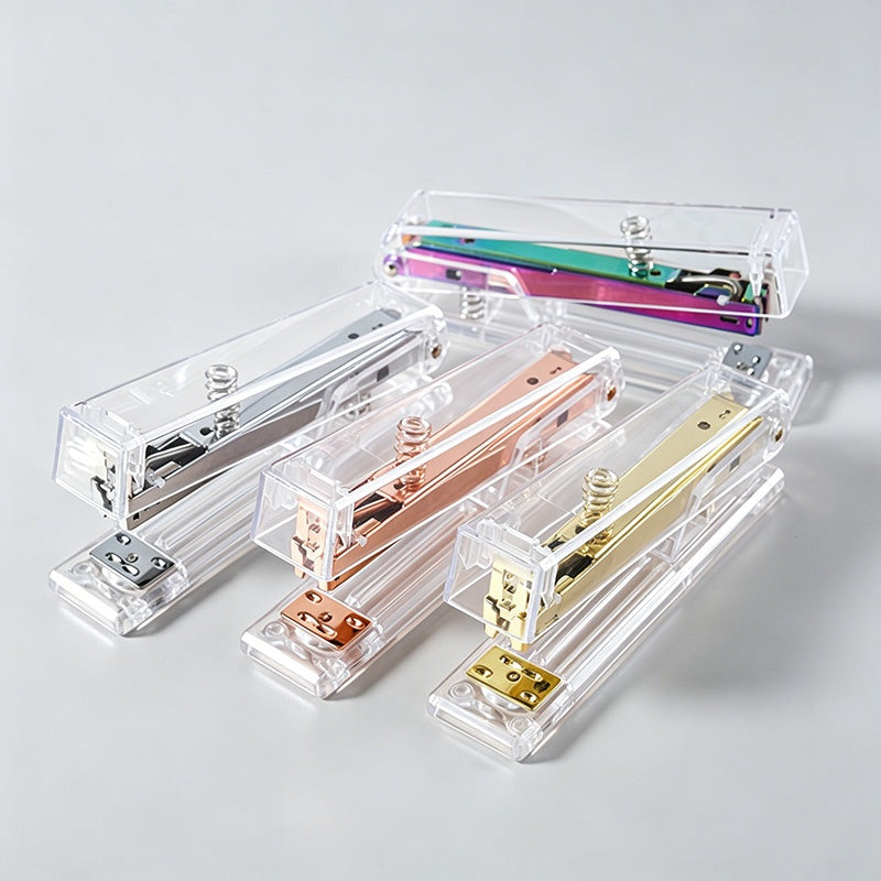 Rose Transparent Stapler