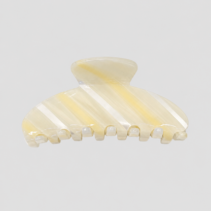 Striped Jelly Claw Clip