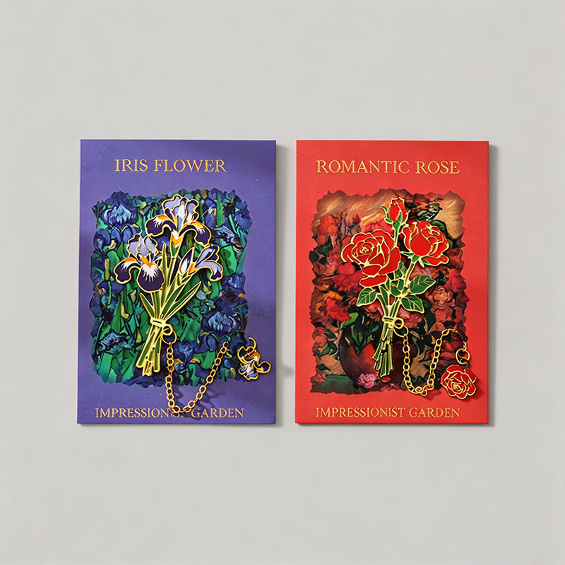Impressionism Oil Painting Metal Bookmarks