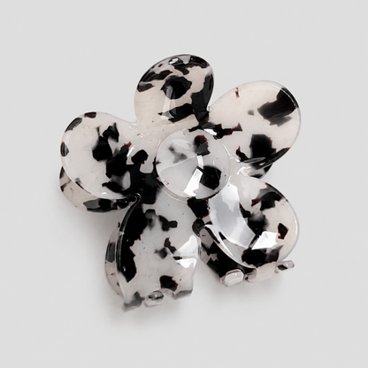 Floral Flower Shark Hair Claw Clip