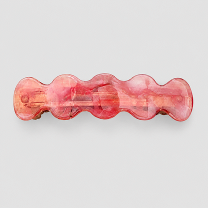 Wavy Irregular Marbled Hair Clip
