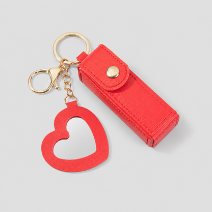Everyday Heart Mirror Lipstick Holder Charm