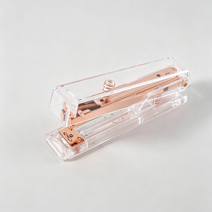 Rose Transparent Stapler