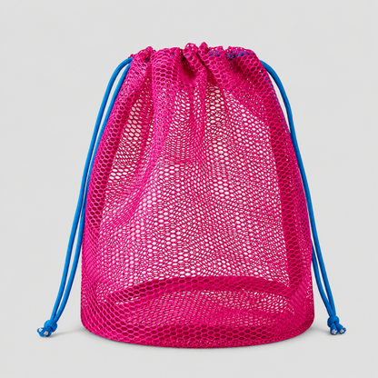 Lemon Mesh Drawstring Pouch