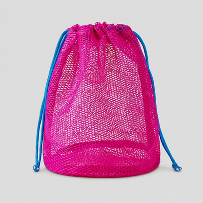 Mesh Drawstring Storage Pouch