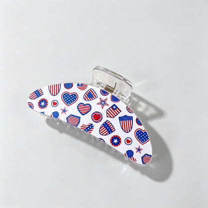 Independence Day Print Hair Clip