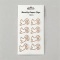 8PCS Creative Shaped Metal Bookmark Paper Clips