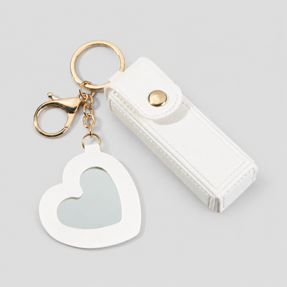 Everyday Heart Mirror Lipstick Holder Charm