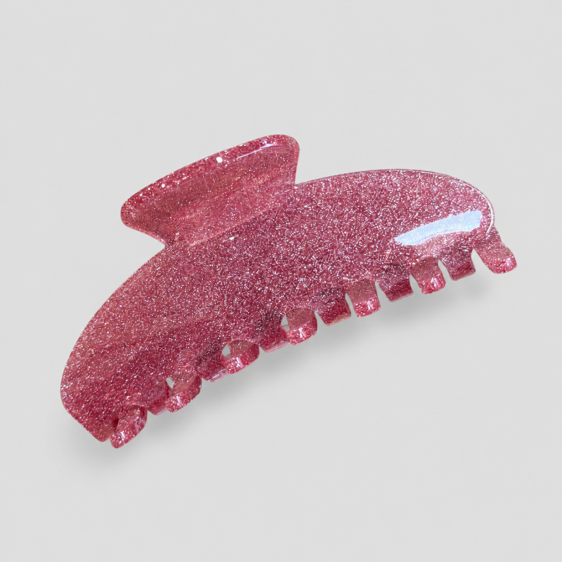 Glitter Marbled 7-Tooth Large Shark Hair Claw Clip