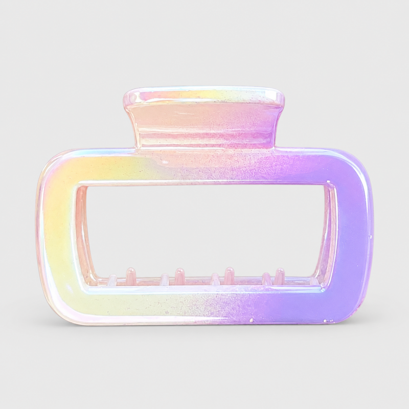 Iridescent Hollow Hair Claw Clip