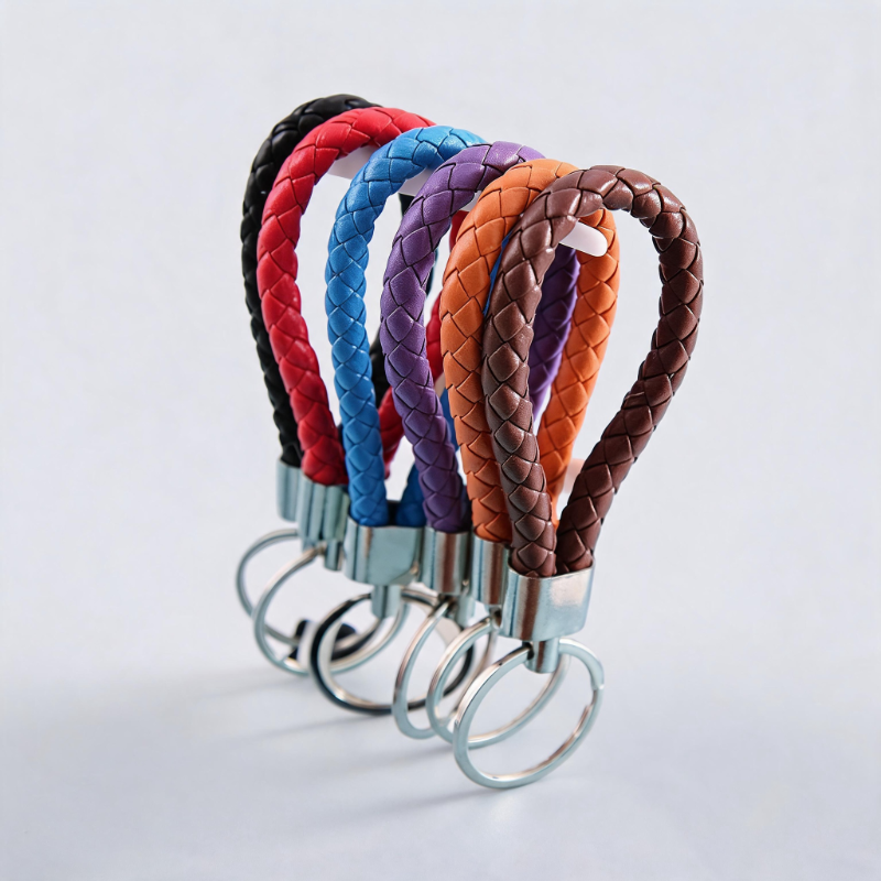 Braided PU Keychain - Shopdayla Wholesale - #1954