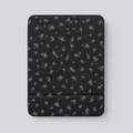 Everyday PU Leather Floral Desktop Foldable Mirror