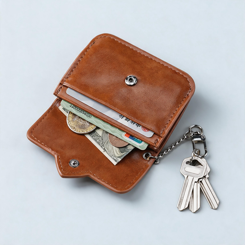 Heart Snap Card Pouch
