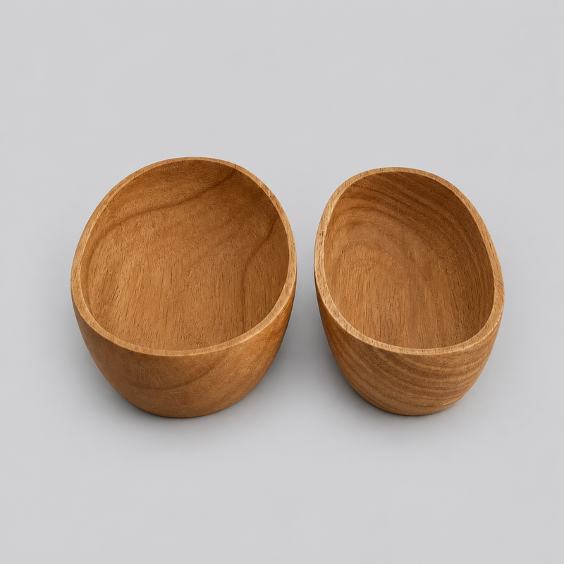 Solid Wood Boat-Shaped Trays
