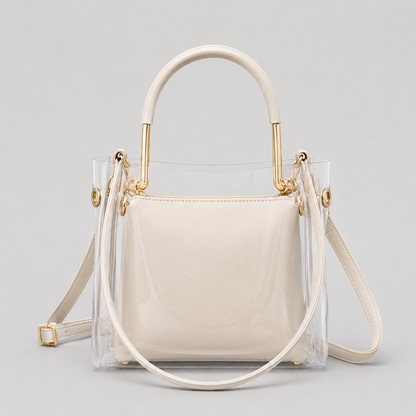 Clear Buckle Shoulder Bag