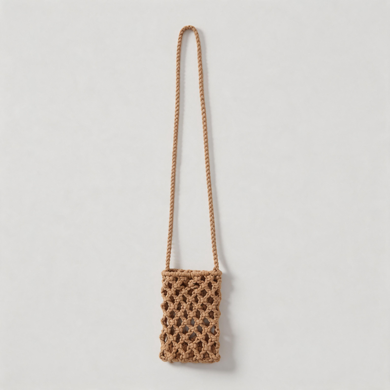 Woven Phone Crossbody Bag