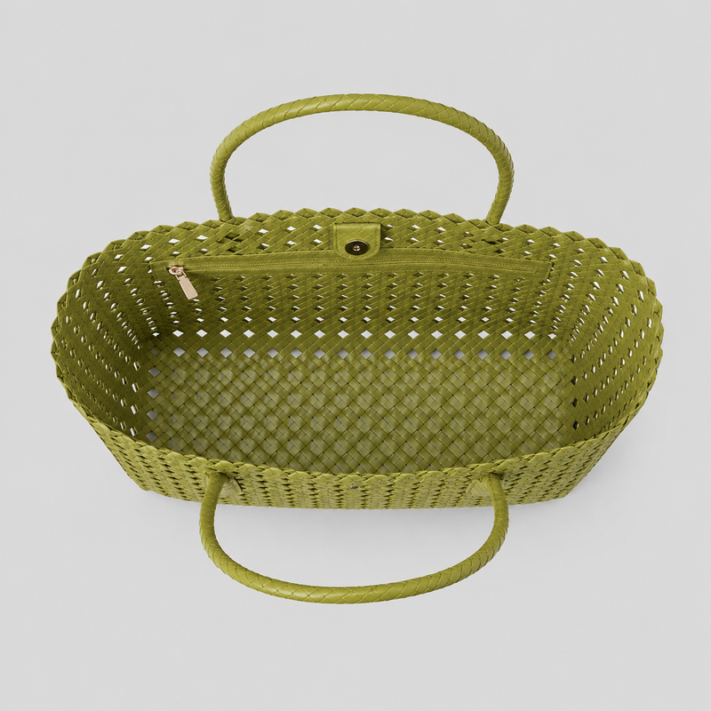 Woven Market Tote Bag