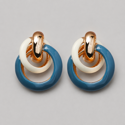 Textured Stone Earrings