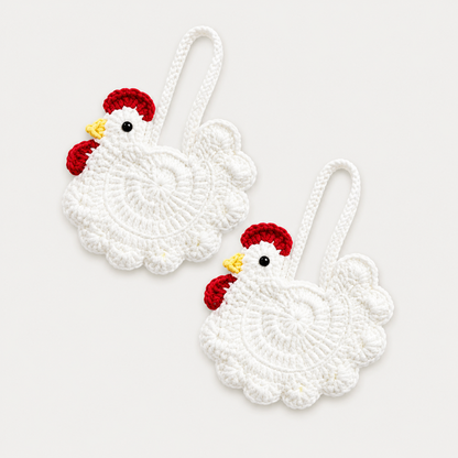 Crochet Chicken Coin Purse