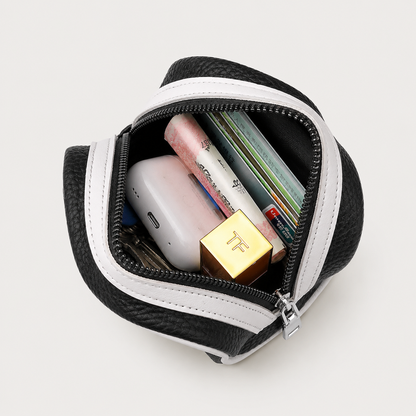 Color Block Coin Pouch