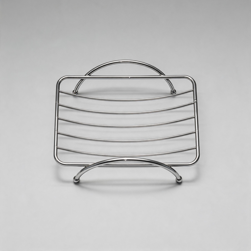 Minimalist Stainless Steel Double-Layer Soap Dish Tray