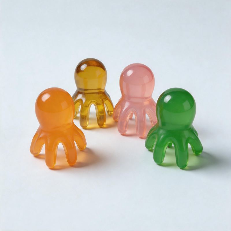 Everyday Resin Octopus-Shaped Body Massage Comb