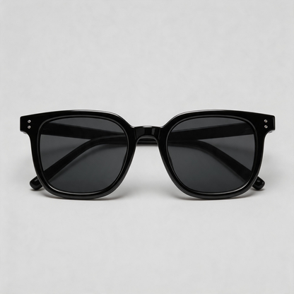 Black Frame Tea Tint Sunglasses