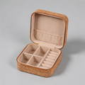 Durable Cork-Textured Jewelry Box