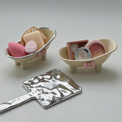 Bathtub Silhouette Soap Dish Decor