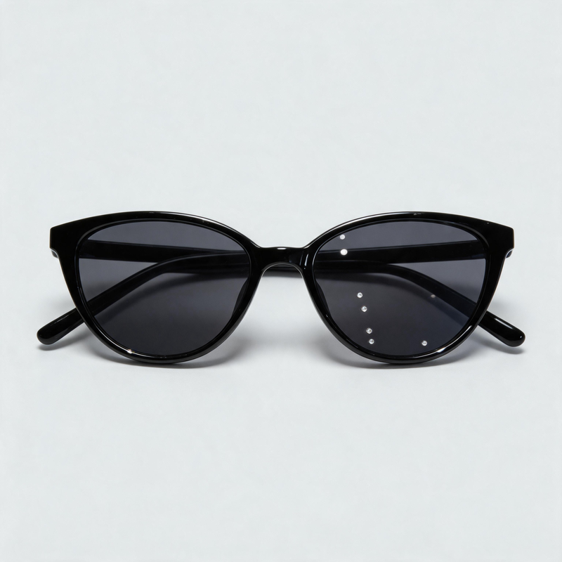 Retro Cat Eye Slim Small Frame Fashion Sunglasses