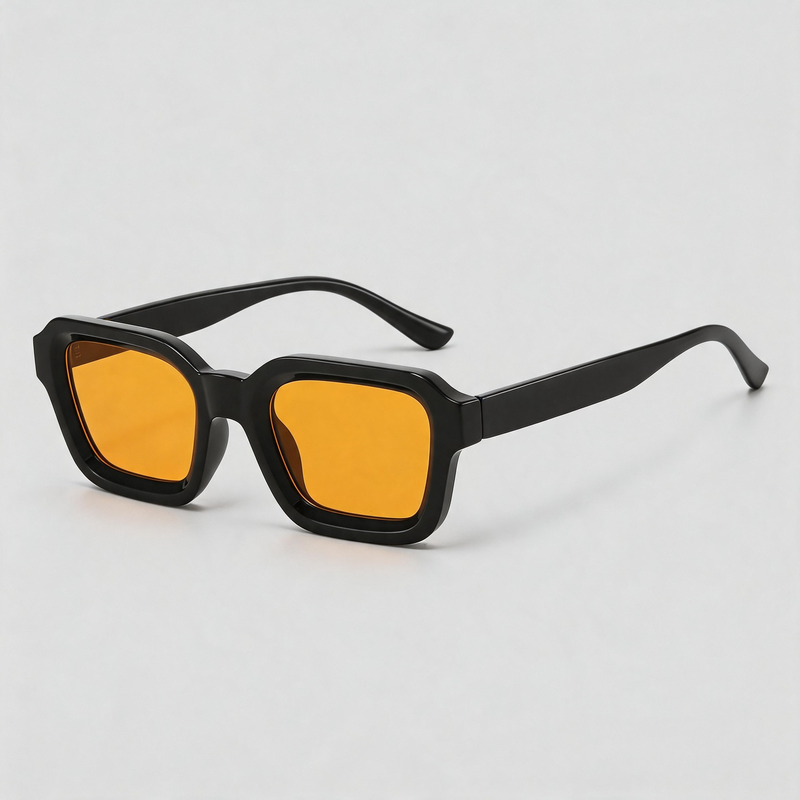 Thick Square Gradient Lens Fashion Sunglasses