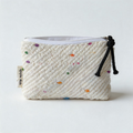 Speckled Woolen Zipper Coin Purse