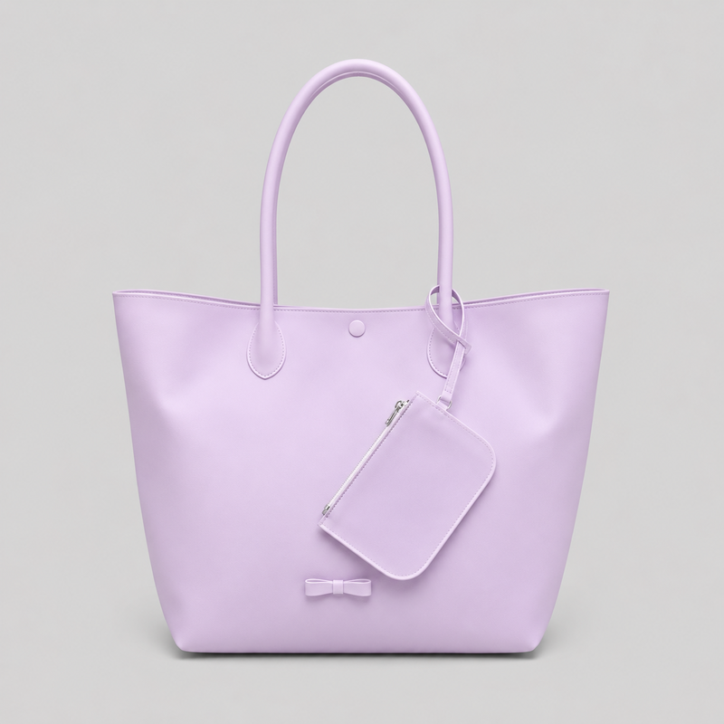 Pastel Clear Shopper Tote Bag