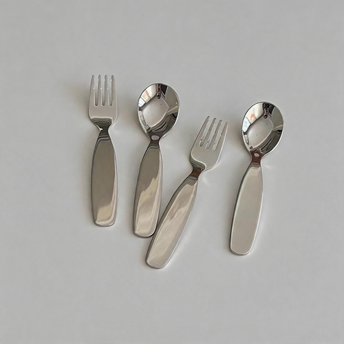 304 Stainless Steel Kids Spoon & Fork Set