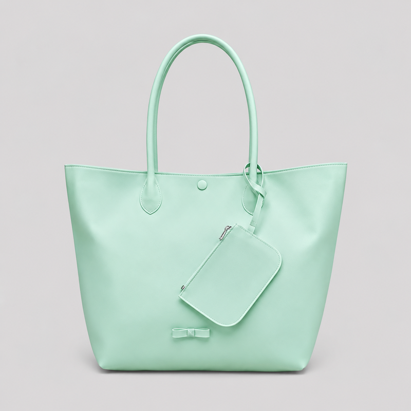 Pastel Clear Shopper Tote Bag