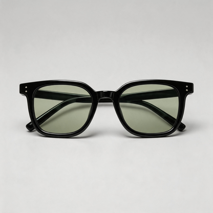 Black Frame Tea Tint Sunglasses