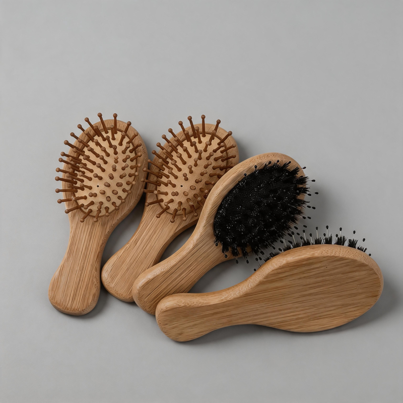 Multi-purpose Nan Bamboo Ultra-Portable Personal Care Comb