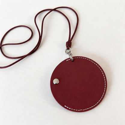 Faux PU Sunglasses Holder Necklace