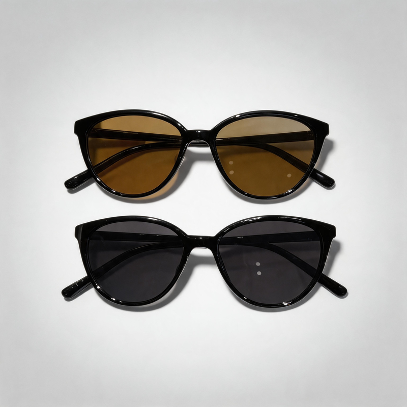 Retro Cat Eye Slim Small Frame Fashion Sunglasses