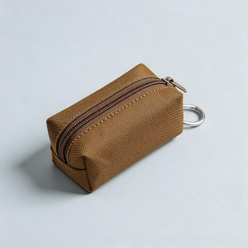 Cord Zip Key Pouch